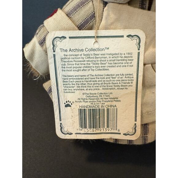 Boyds Bears & Friends Naomi Bearlove Archive Collection Style #913957 with Tag - Picture 6 of 7